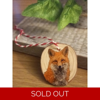 Fox christmas decoration